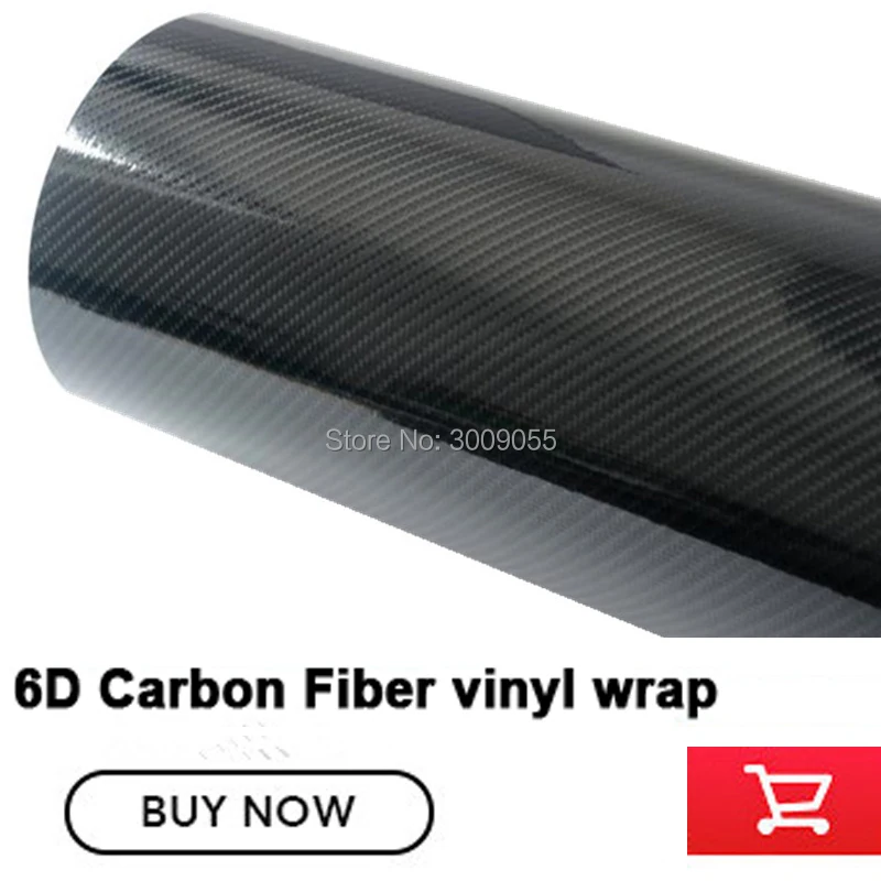 

Super Glossy blue 6D Carbon Fibre Vinyl Wrap Car Wrapping Film Shiny Carbon 6D Carbon Air Bubble Free Low profit 5m/10m/20m