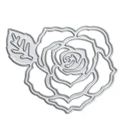 Розы металлический шаблон трафареты штамповка для DIY Скрапбукинг открытки в альбом тиснение школьные принадлежности