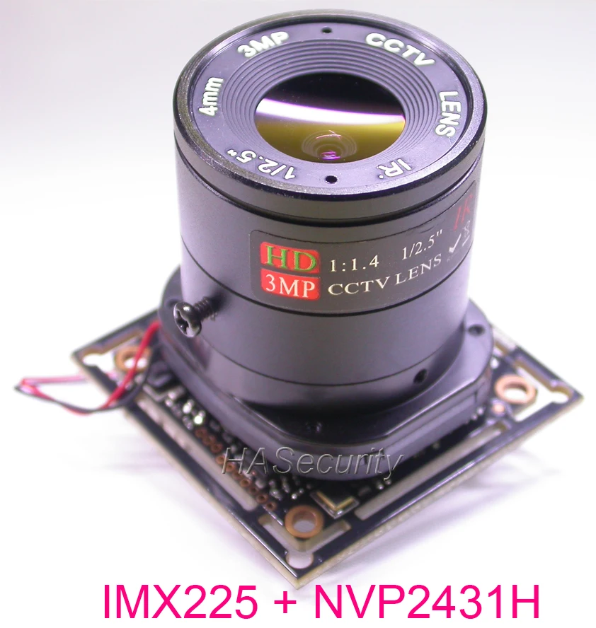 AHD-M(720 P) 1/" Exmor IMX225 CMOS датчик изображения NVP2431 CCTV камера Модуль платы блока программного управления+ OSD кабель+ CS LEN+ IRC(Поддержка UTC