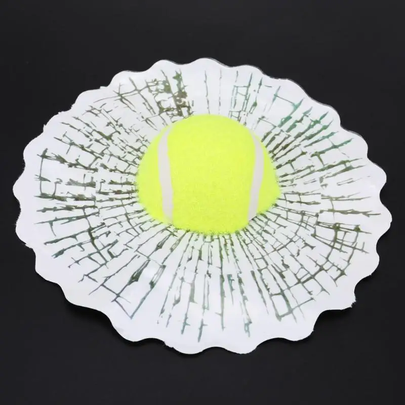 3D Simulated Sticker on Cars Auto Body Window Glass Baseball/Tennis Ball/Basketball Decal Trinket Automotive Decor Accessories