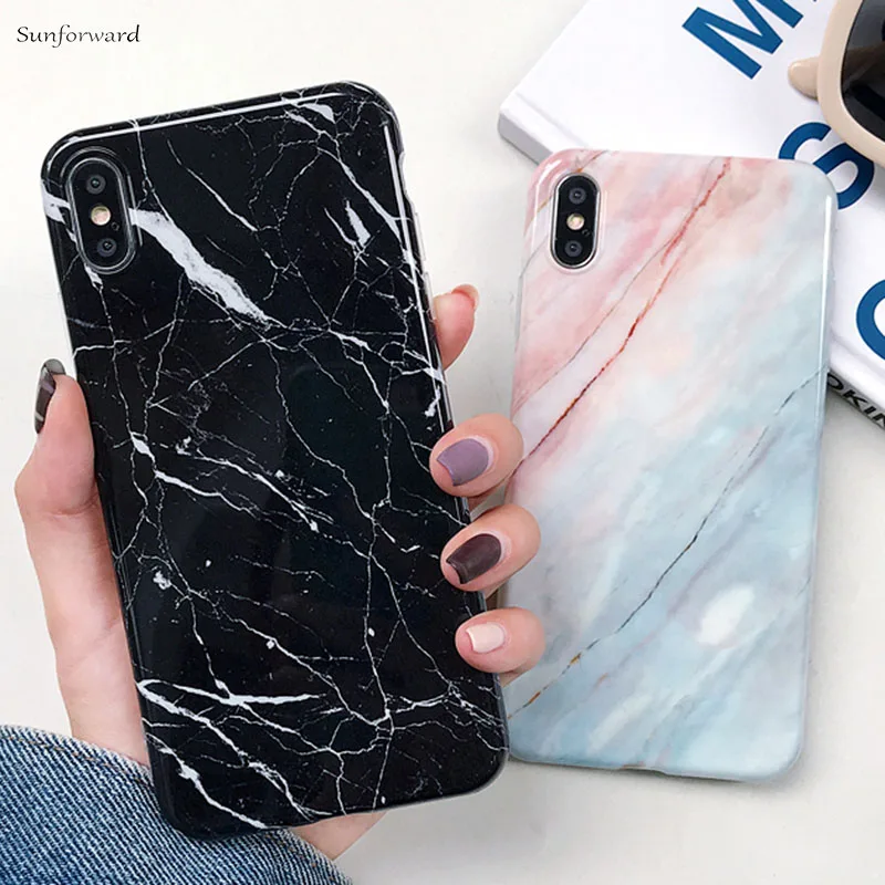 

Glossy Marble Kickstand Phone Case For Samsung Galaxy S9 S8 Plus S7 Edge Cases Silicon Soft Cover For Samsung Note 9 Note 8 Capa