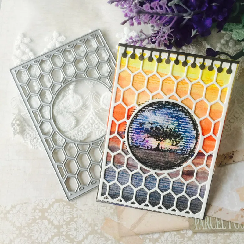 

Scrapbooking Dies Background Metal cutting dies Frame rectangle Craft dies stencil for photo ablum decoration card