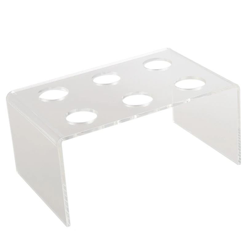 

6 Holes Acrylic Stand Holder Ice Cream Crisp tube Cone Holder