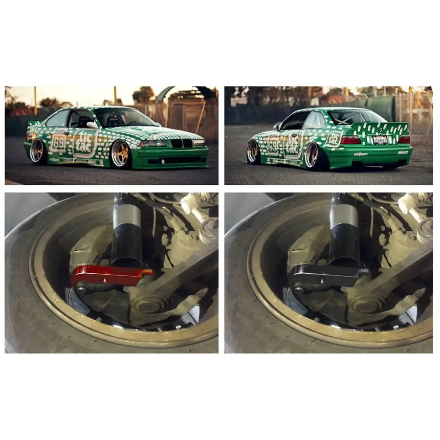 2 шт Drift замок Adapter Kit около 25% 30% увеличения отложным воротником углы для BMW E46