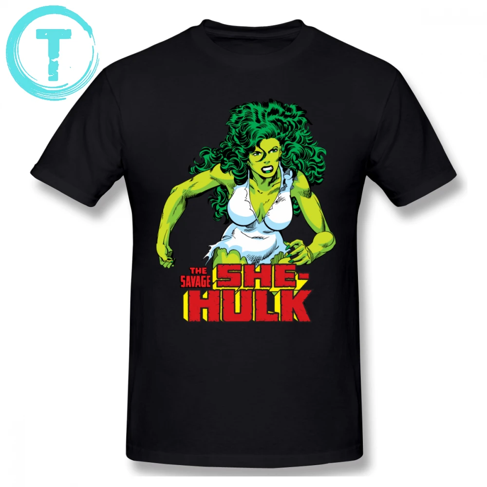 

Hulk T Shirt She-Hulk T-Shirt Plus size Summer Tee Shirt 100 Percent Cotton Fun Short Sleeves Men Print Tshirt
