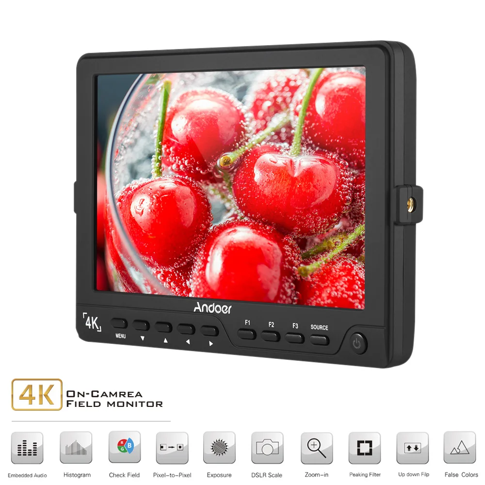 Andoer S7 монитор профессиональный 7 дюймовый полевой на камере IPS Full HD 1920*1200 видео для