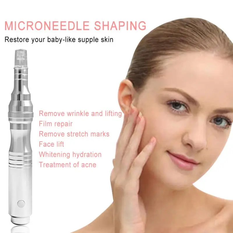 

Electric Micro-needle Pen Nano Chip Wrinkle Freckle Removal Skin Needling Rejuvenation System Beauty Instrument Device
