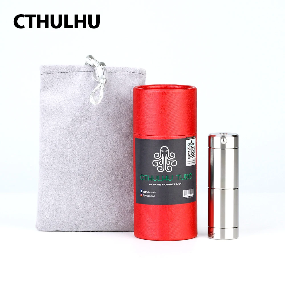 

Cthulhu Tube MOD with Dual MOSFET Chip Power by Single 18650 / 18630 Battery Electronic Cigarette Mod for 22mm/24mm Atomizers