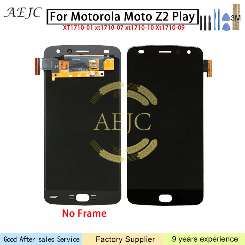 

For Motorola Z2 Play XT1710 XT1710-01/07/08/09/10 LCD Display Touch Screen Digitizer Assembly 5.5" For MOTO Z2 Play LCD Screen