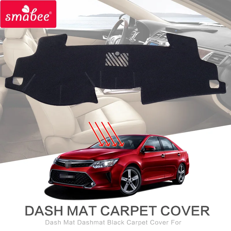 smabee Dash Mat Dashmat Black For TOYOTA CAMRY 2013 2016 CAMRY 7 Carpet