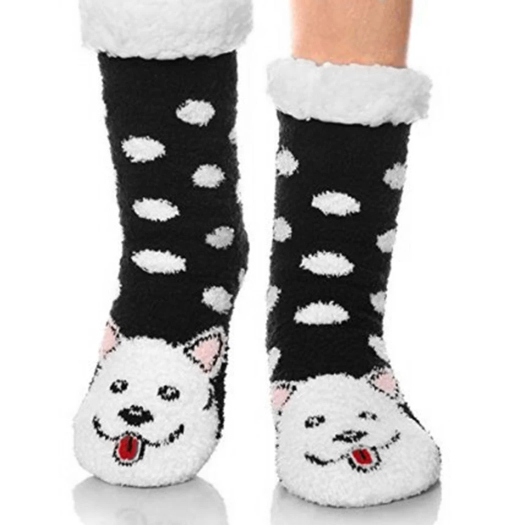 New Arrivals Winter Warm Fleece Cotton Socks Floor Home Fluffy Fuzzy