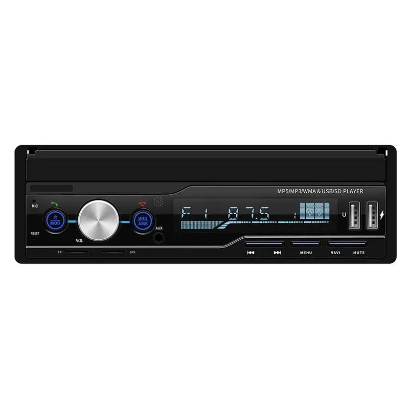 7 &quot1 DIN сенсорный экран автомобильный MP5 плеер GPS Sat NAV Bluetooth стерео Выдвижная радио