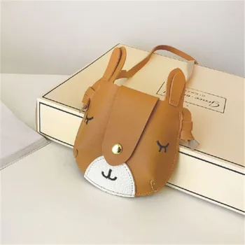 

Cute Baby Girls Cartoon Animal Single Shoulder Bags Messenger Bags Princess Shoulder Bag Handbag Plush Backpack 2019 New Arrival