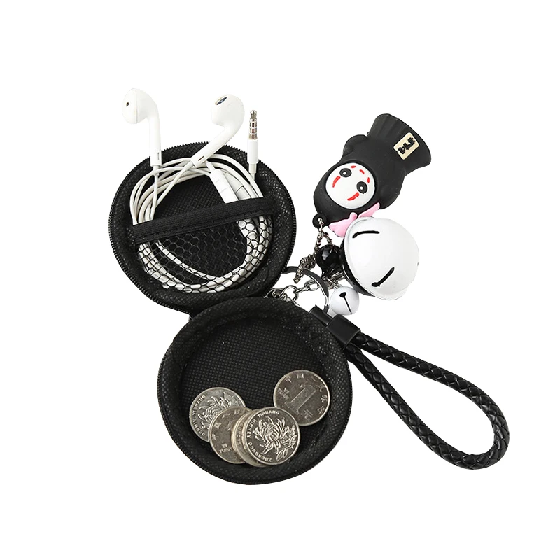 

Women Cartoon Change Purse Money Bag Mini Wallet Coin Case USB Headphone Cable Storage Box Travel Packing Organizer Accessories