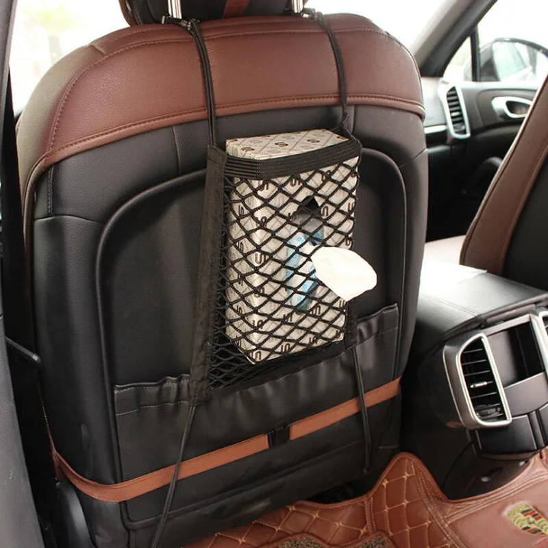 

Car Storage Content Bag Storage Network Carrying Bag For Back Seat Child Protection Receives Armrest Box Sundry Storage Bag