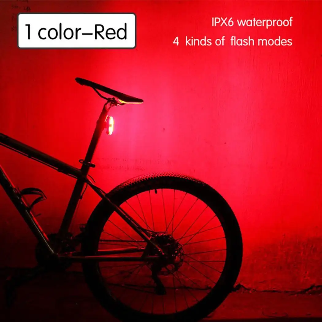 Flash Deal Highlight Rainproof Bicycle Rear Light Waterproof USB Charging Bike Flashlight 650mAh 5