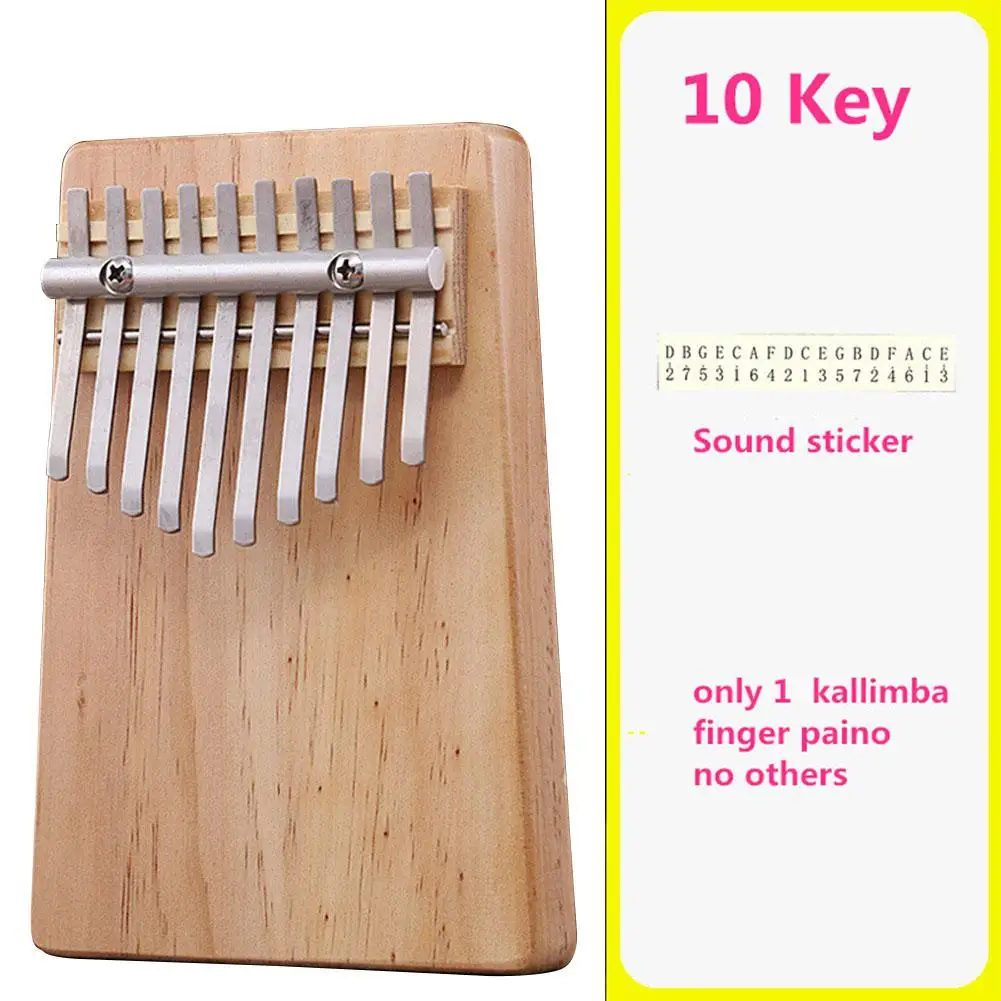 Mounchain 10-key Kalimba Thumb Piano Kids Adults Music Finger Percussion Keyboard