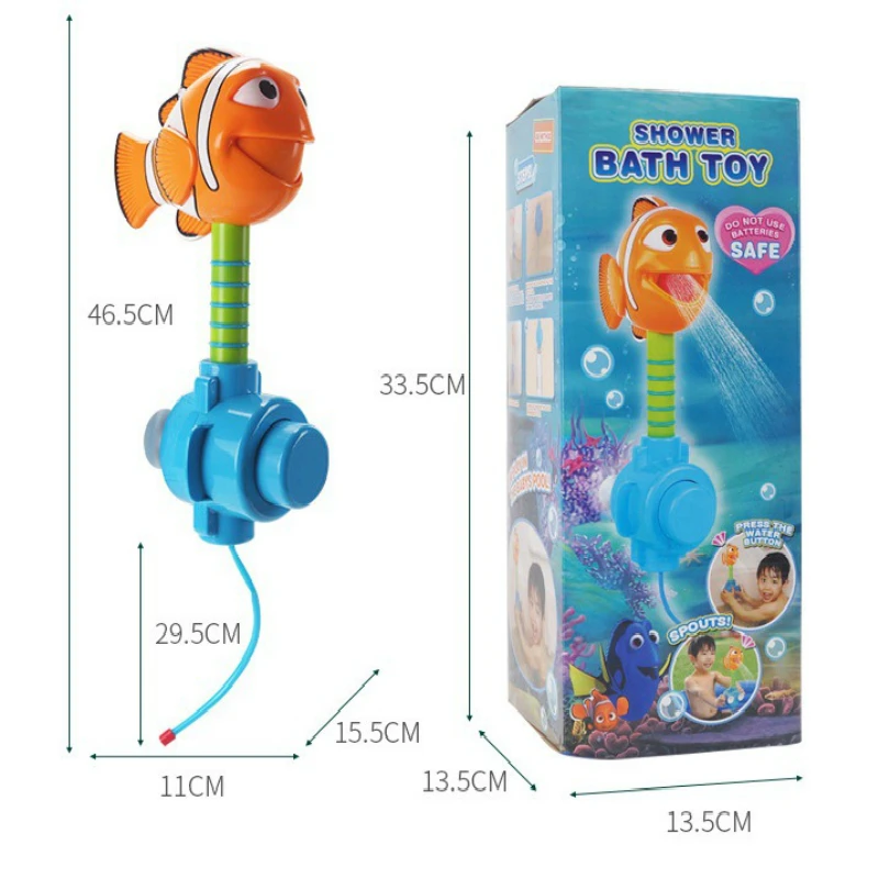 Игрушка для ванны новорожденных игрушка клоун рыба Игрушки вращается поток воды