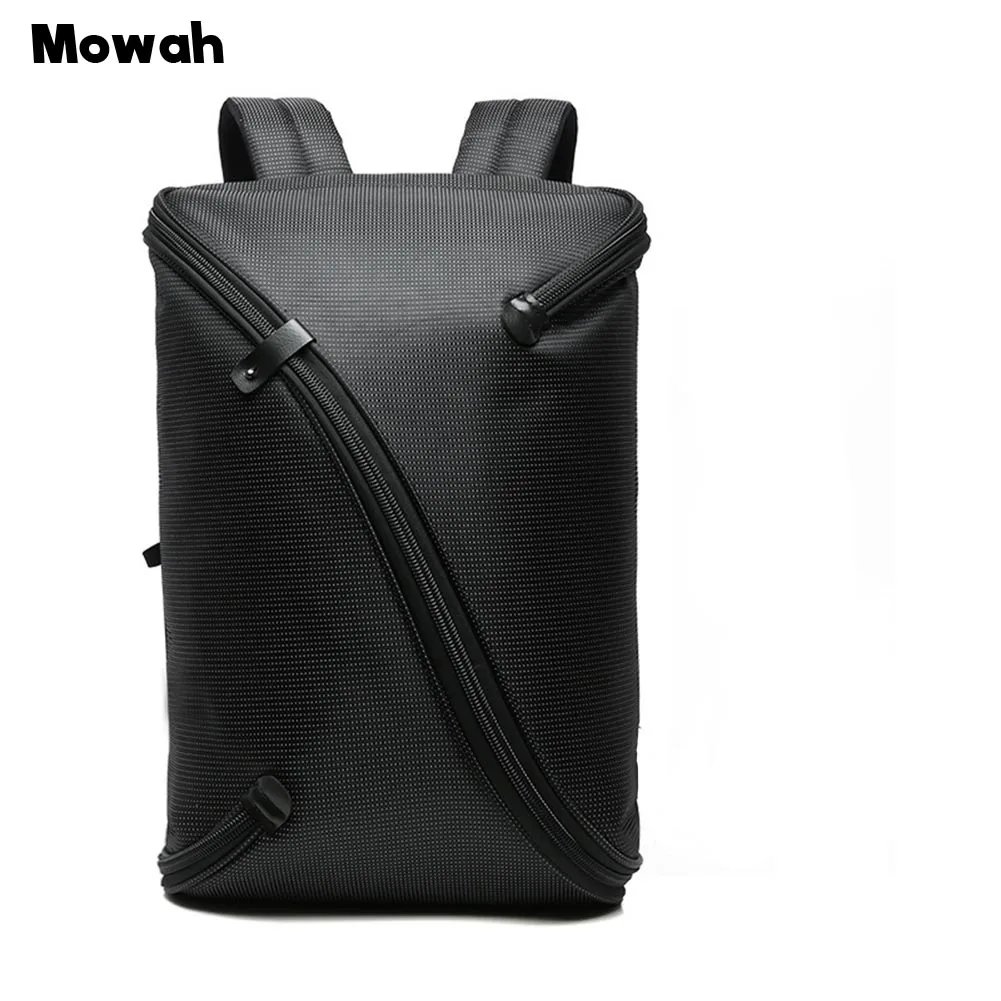

Mowah Men Big Capacity Business Backpack Against Theft with Password Lock Black Laptop Case Male Double Shoulder Bags BIX019PM49