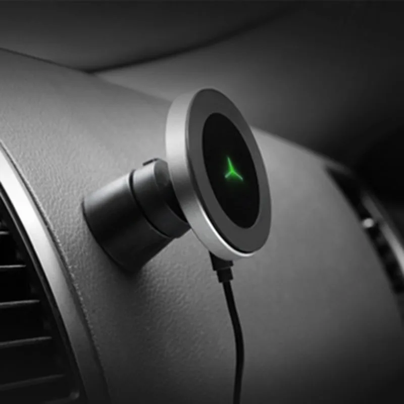 

360 Degree Rotation Car Wireless Charger for Iphone Samsung S7 Plus Edge Dashboard Air Vent Magnetic AttractionWireless Charger