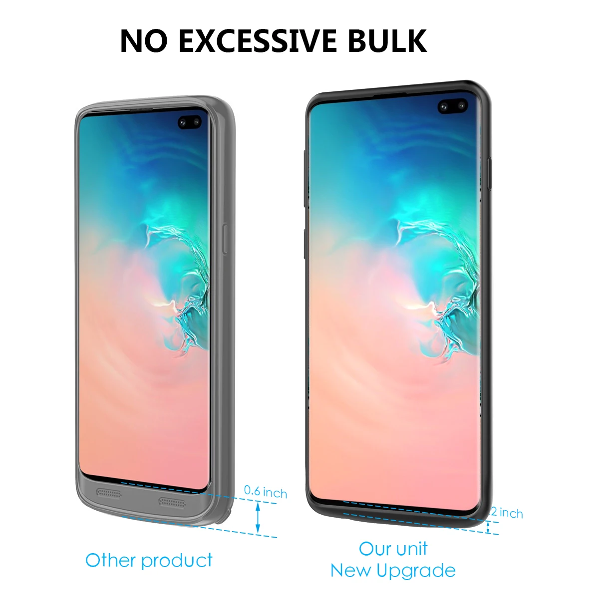 Для samsung Galaxy S10 плюс E Батарея Зарядное устройство чехол расширительный Мощность