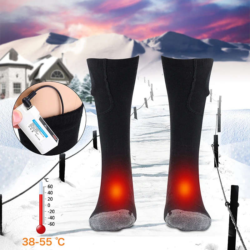 battery socks to keep feet warm