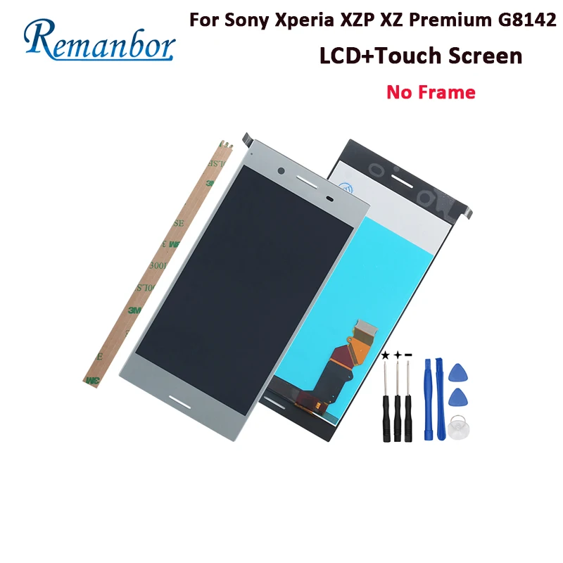 

Remanbor For Sony Xperia XZP XZ Premium G8142 LCD Display and Touch Screen 5.5'' Tested Assembly With Tools And Adhesive