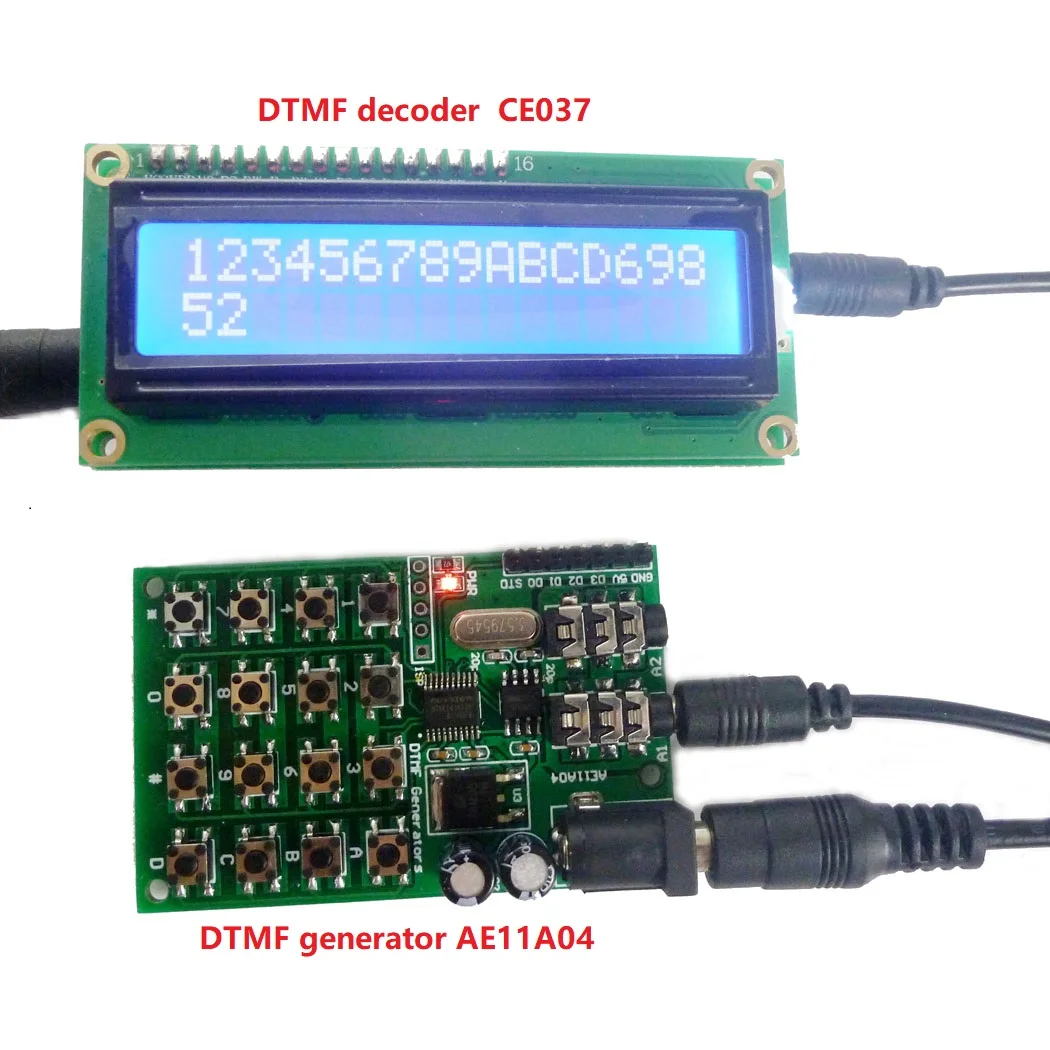 Генератор DTMF голос Encoder двойной тонов передатчик Совета клавиатура модуль управления для MT8870 CE004 CE005 CE023 AD22B04 AD22A08