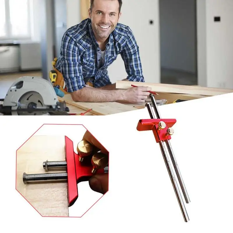 

European Double - Headed Wood Marking Gauge Line Raft Scriber Woodworking Measurement Mark Tool