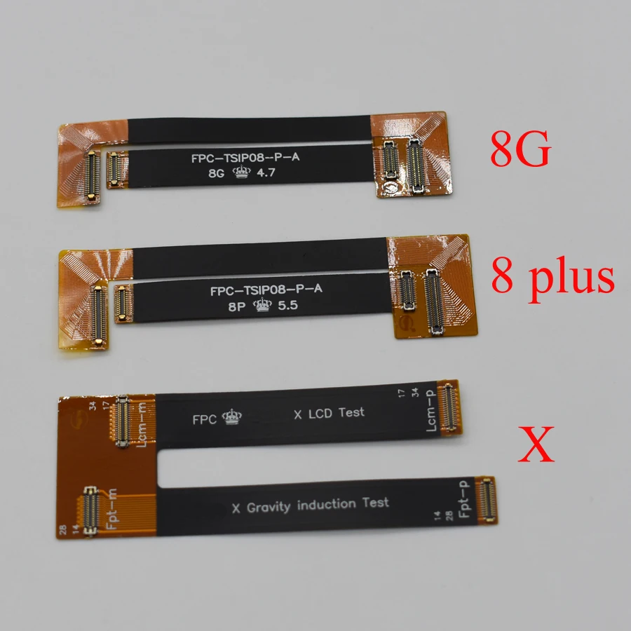 Touch screen LCD display Extension Tester Test Flex Cable for iPhone X for iPhone 8 8g Plus Extended Testing + 3D Function