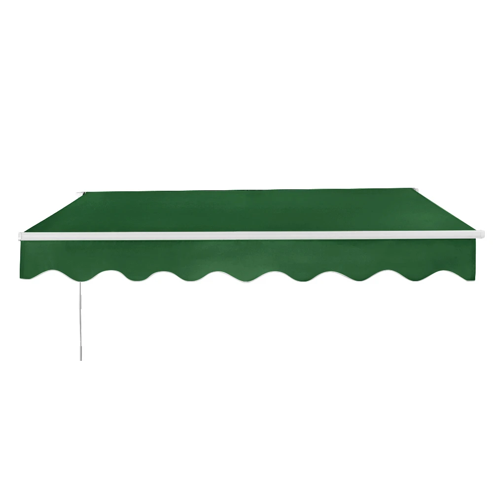 Panana Manual 3x2,5 m toldo exterior Patio jardín sombrilla refugio tela superior verde entrega rápida Panana Manual 3x2,5 m toldo exterior Patio jardín sombrilla refugio tela superior verde entrega rápida