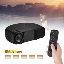 ЖК-проектор высокого разрешения светодиодный проектор 1080P Sup порт ed 50000 часов лампы жизнь с ТВ/2* HD/2* USB/VGA/AV/порт для наушников