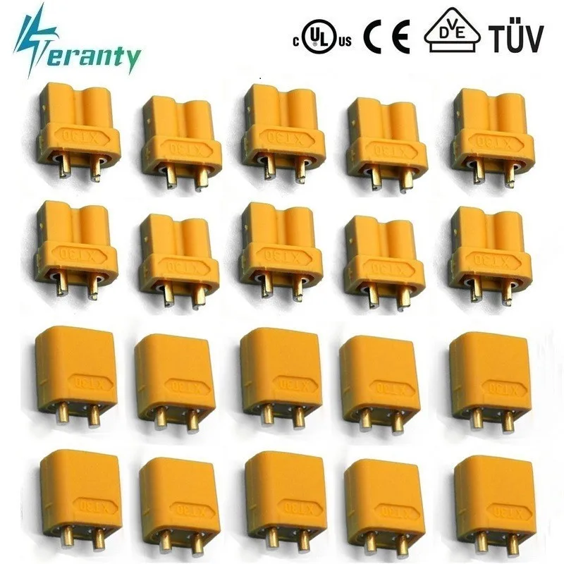 

20pcs/sets T Plug XT30 XT90 XT60 Plug For RC Lipo Battery Male Female Bullet Connectors Plugs For Aircraft accessories parts