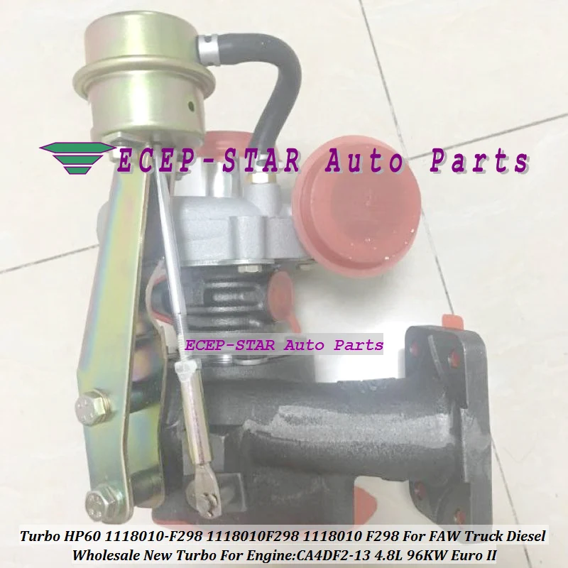 Турбокомпрессор tiao Turbo HP60 1118010-F298 1118010F298 1118010 F298 для грузовиков FAW дизельных