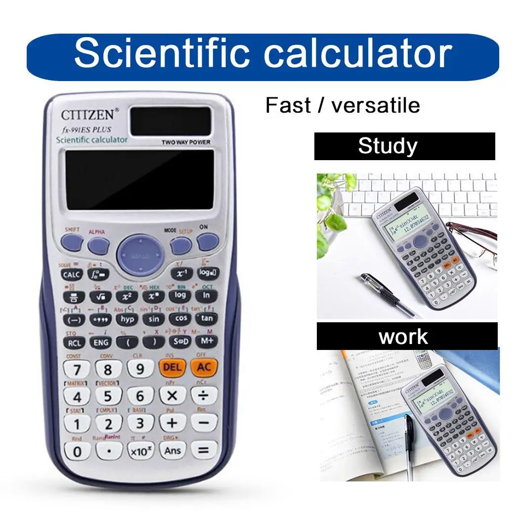 

Portable Multifunctional Student Handheld Plus Engineering Scientific As Picture Casual Calculator
