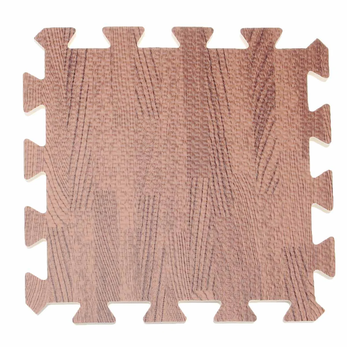 1 шт. 31x31x1 см EVA Foam Brown Легкая очистка имитация дерева детские игровые коврики
