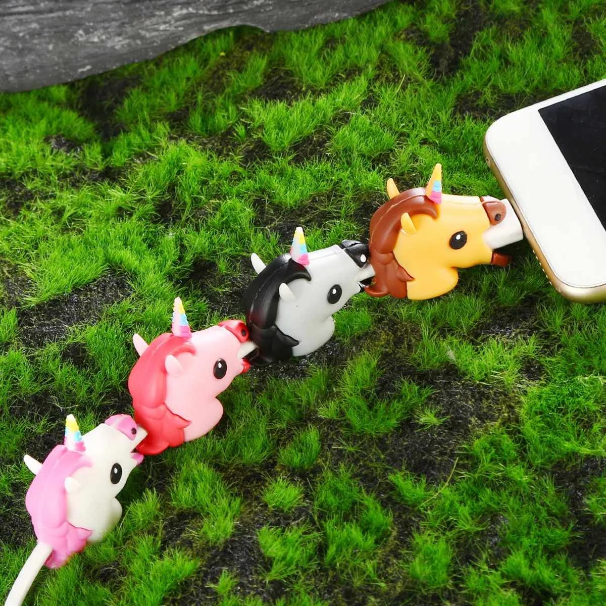Милый противоударный защитный USB кабель для передачи данных с изображением