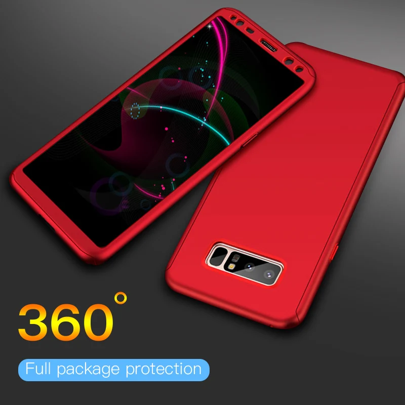 Полный Чехол на 360 градусов для Samsung Galaxy S9 S8 Жесткий Note 8 s7 edge plus |