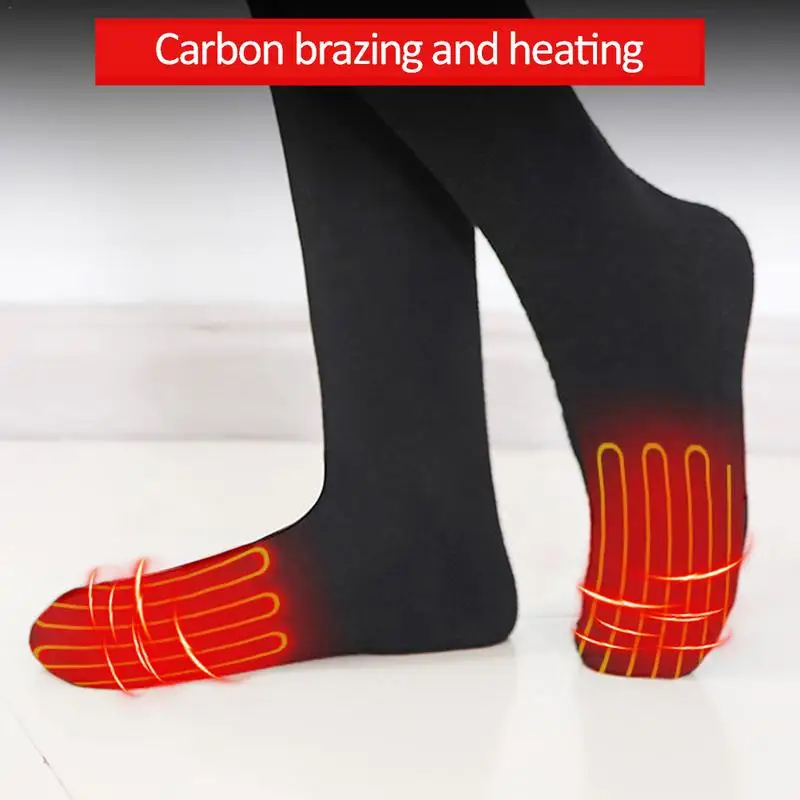 

Thermostat Electric Socks Soft Skin Friendly Socks With Adjustable Temperatures Heat-resistant Material Control Temperature