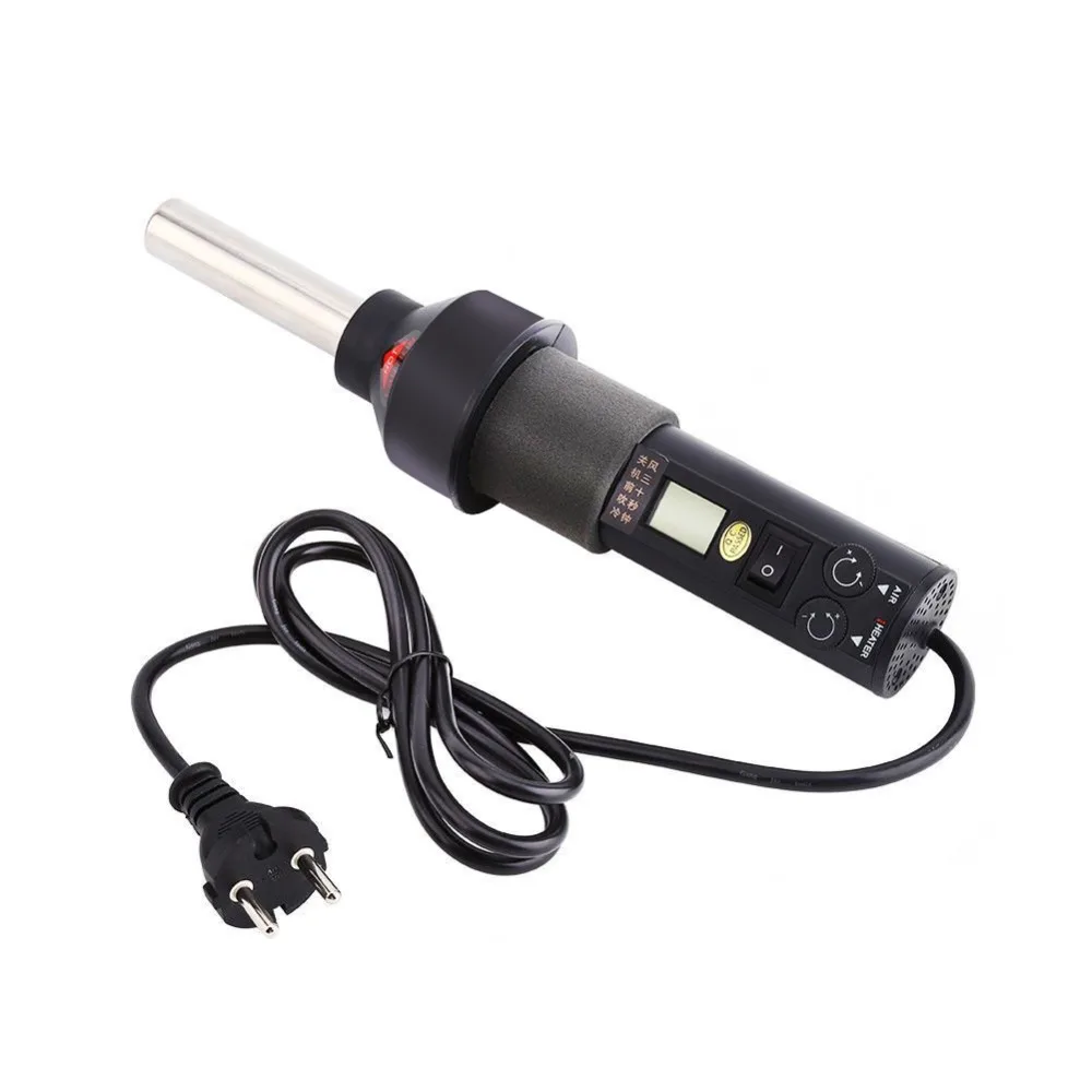 4 x Nozzles US 200W LCD Display Electronic Hot Air Heat Gun Soldering Station