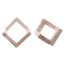 Держатель для лунной лампы съемный магнитный твердый деревянный кронштейн Подставка