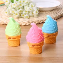 Kawaii точилка для карандашей с мороженым, креативная мультяшная двойная дырочка, Пластиковая точилка для карандашей для детей, подарки, школьные милые канцелярские принадлежности