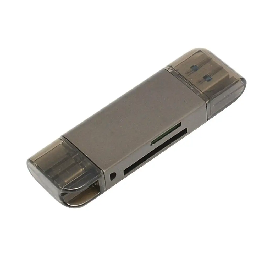 Mobile Phone Multi-functional TFSD Type-C USB Computer Card Reader Silver, Rose Gold, Gold, Black