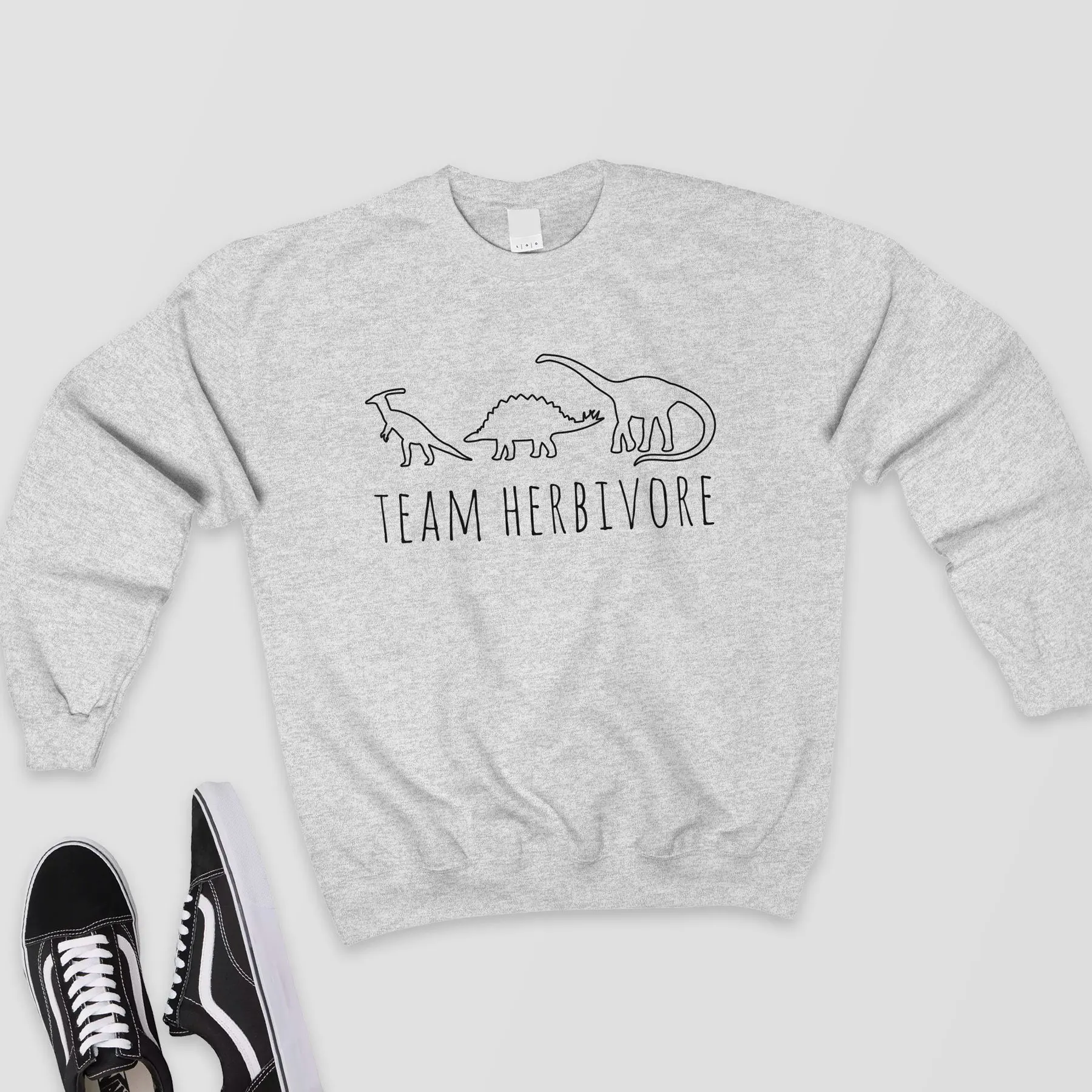 Team Herbivore, толстовка, женские Графические Топы, Harajuku, джемпер, веганская рубашка, Вегетарианская рубашка с динозаврами, толстовки, готические пуловеры