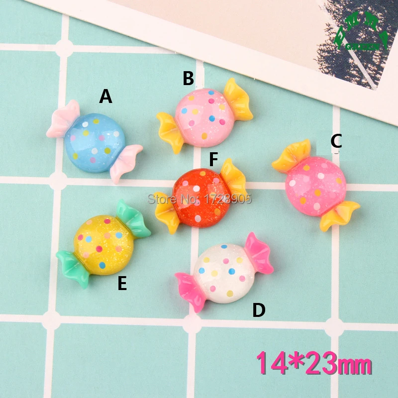 Resin Charms for Jewelry making Sweet Candy 10pcs Cabochon Flatback DIY Scrapbooking Food Slime | Украшения и аксессуары