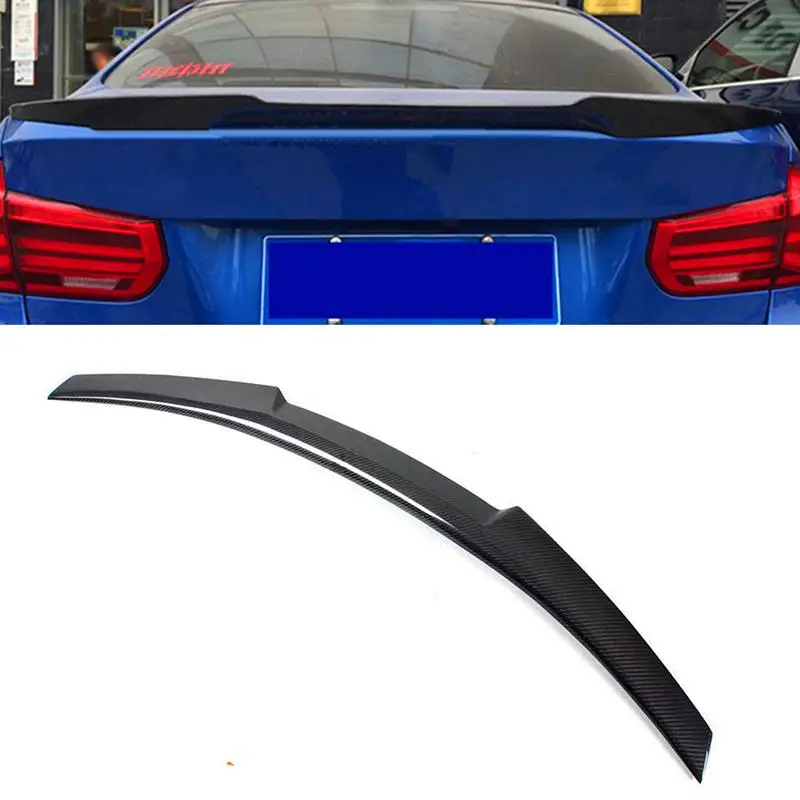 

Carbon Rear Trunk Lid Spoiler Wing Lip Spoiler Wing-M4 Style Rear for BMWE90 3 Series 4 Door Sedan 2006-2011 M3 2008-2012
