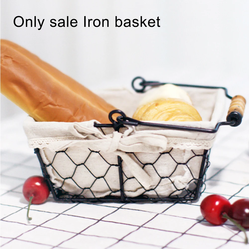 سلة التخزين المطبخ حامل سطح المكتب الحديد إطار الجوف المنظم الخضار البقالة المحمولة كيكثين أدوات التخزين