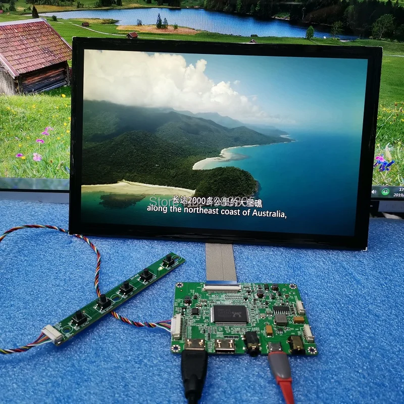 

2K LCD display module kit 10.1-inch IPS 2560X1600VVX10T025J00 HDMI DVI VGA automatic identification source function