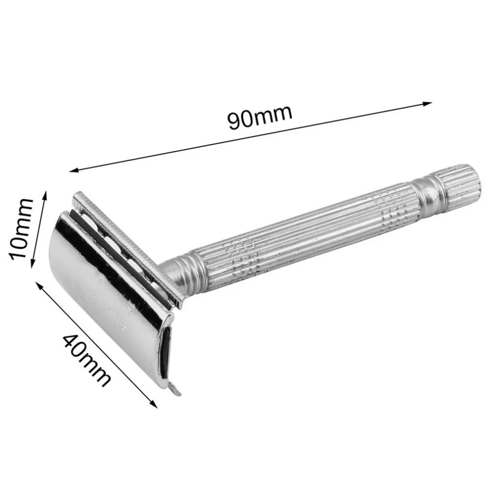 Прочная Мужская бритва, удобные бритвенные бритвы, старый стиль, двойное лезвие, бритвенный станок, портативная бытовая техника