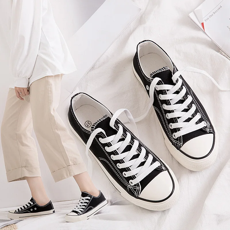 

Original Old Ulzzang Canvas Shoe INS Small Student Cloth Shoe Exceed Fire-MAM